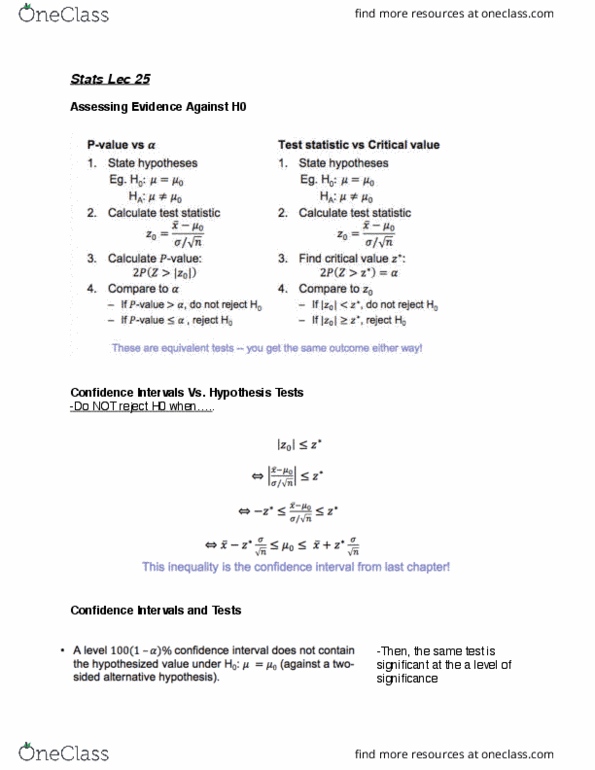 Statistical Sciences 1024A/B Lecture Notes - Lecture 26: Central Limit Theorem, Randomized Experiment, Standard Deviation thumbnail