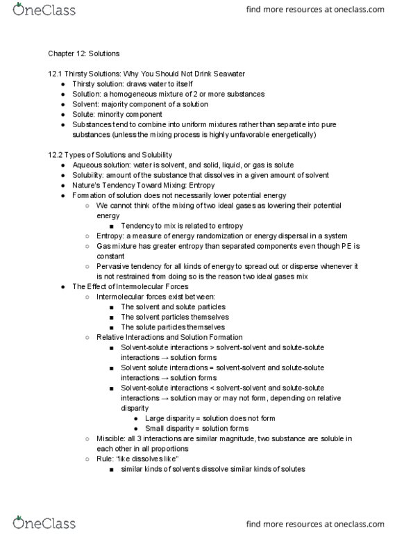 CHEM 135 Chapter Notes - Chapter 12: Gas Constant, Intermolecular Force, Binocular Disparity thumbnail