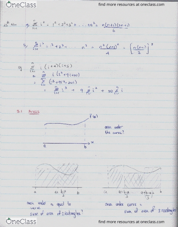 MATH100 Lecture 35: November 23rd Areas and Definite Integrals cover image