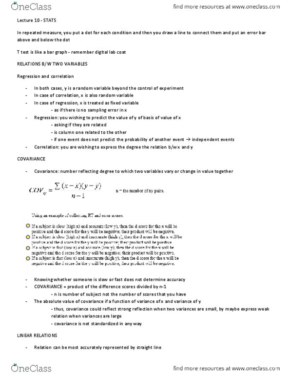 PSYB07H3 Lecture Notes - Lecture 10: Sampling Distribution, Bias Of An Estimator, Coefficient Of Determination thumbnail