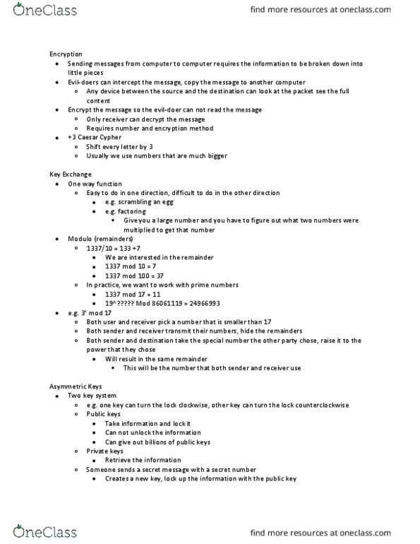 CS100 Lecture Notes - Lecture 11: Good And Evil, Https, Hypertext thumbnail