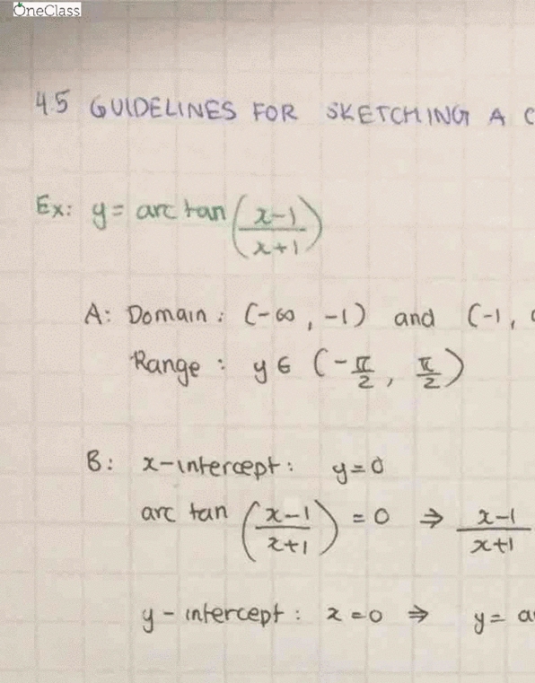 Calculus 1000A/B Lecture 34: Section 4.5 Summary of Curve Sketching cover image