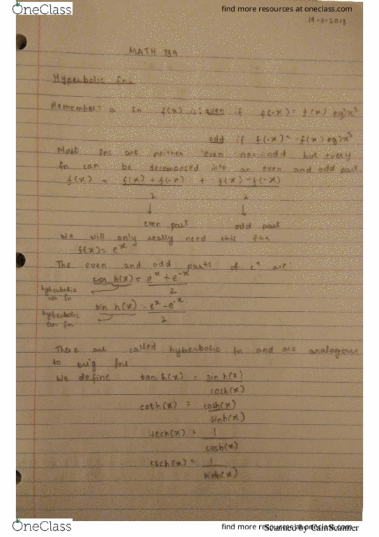 MATH 139 Lecture 24: MATH 139 LECTURE 24 thumbnail