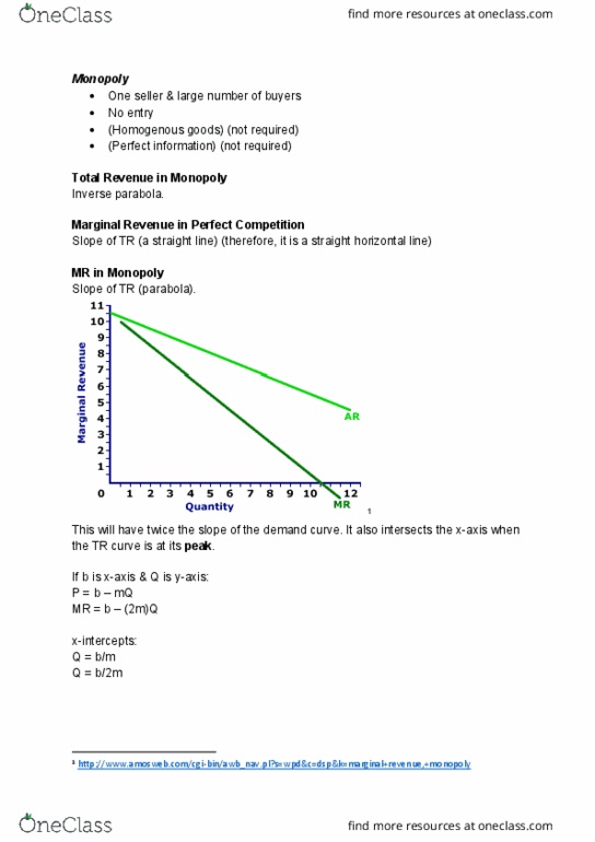 ECON 1011 Lecture Notes - Lecture 27: Marginal Revenue, Demand Curve, Economic Surplus thumbnail