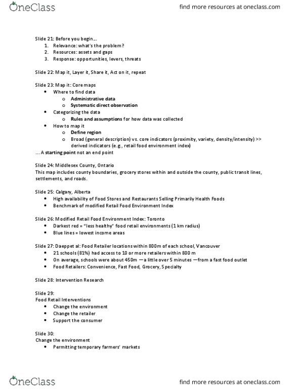 HLTH355 Lecture Notes - Lecture 80: Grocery Store, High Availability, Baddeck thumbnail
