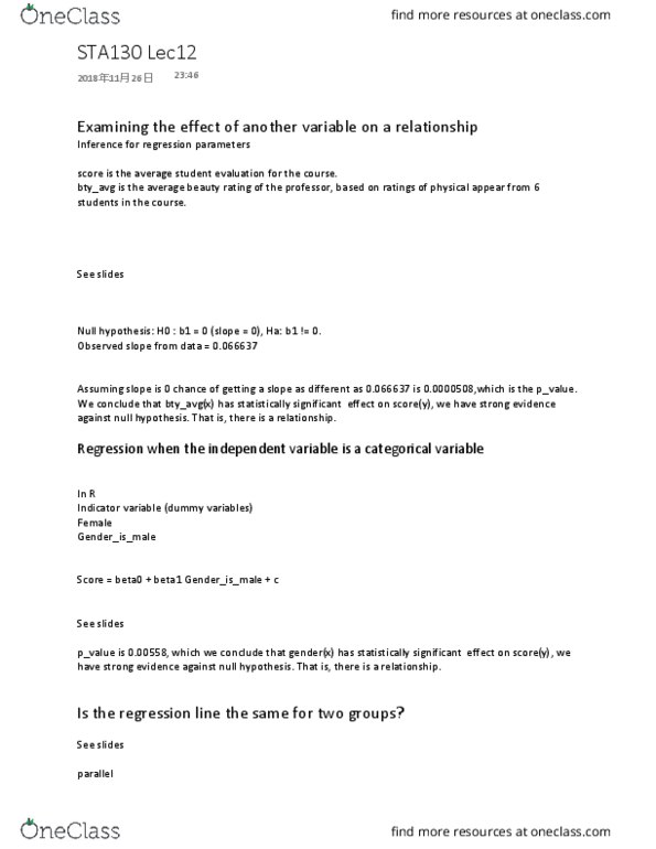 STA130H1 Lecture 12: STA130 Lec12 An introduction to statistical reasoning and data science cover image