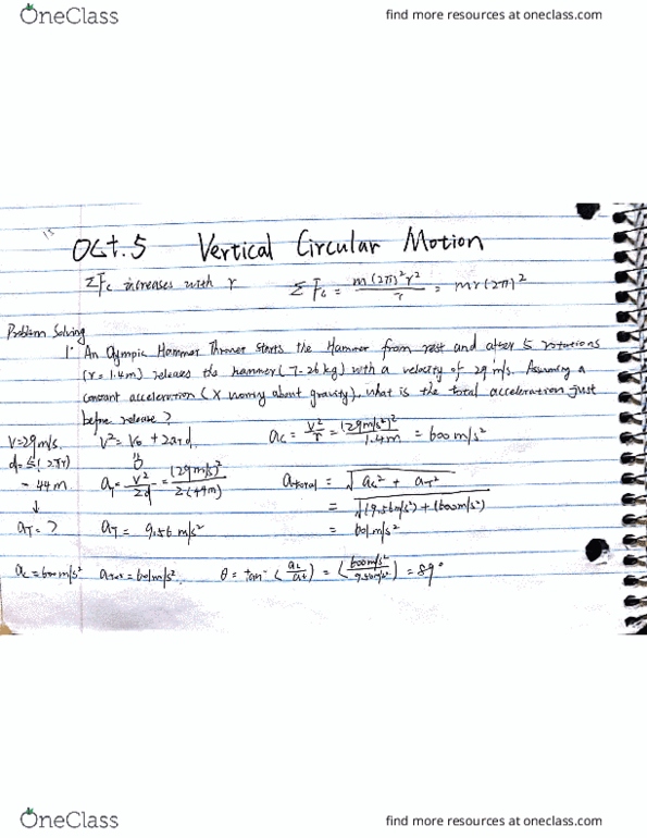 PHYS 117 Lecture 13: vertical circular motion cover image