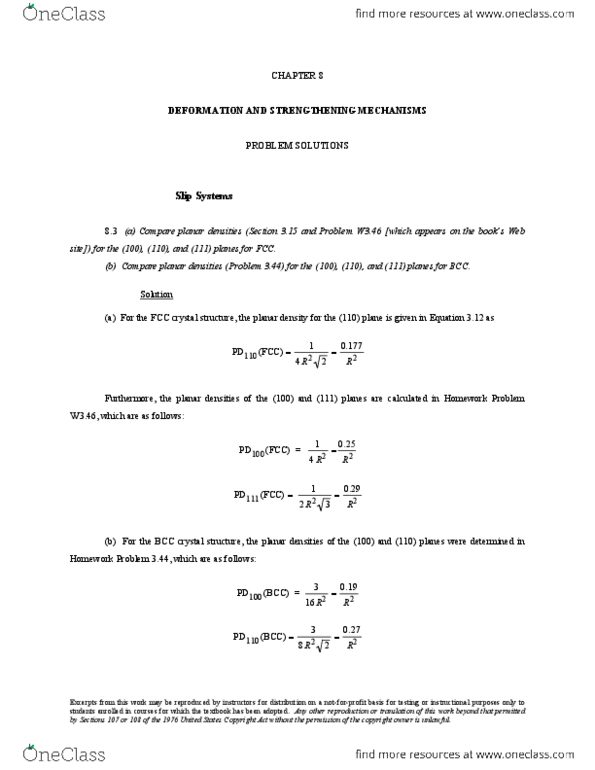 MSE101H1 Lecture Notes - Fracture Mechanics, Case-Hardening, Plat thumbnail