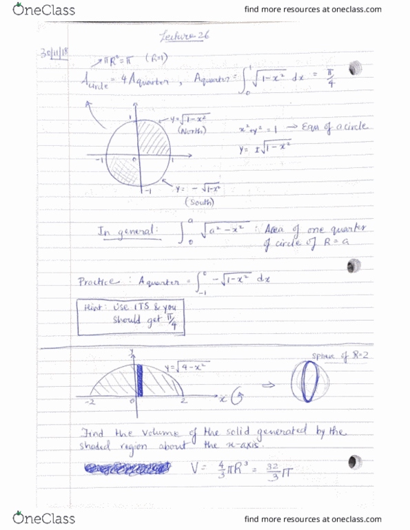 MATH 1004 Lecture Notes - Lecture 26: Horse Length cover image