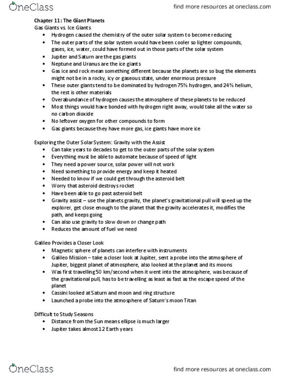 PHYS 1000 Lecture Notes - Lecture 19: Gravity Assist, Ellipse, Seasonality thumbnail