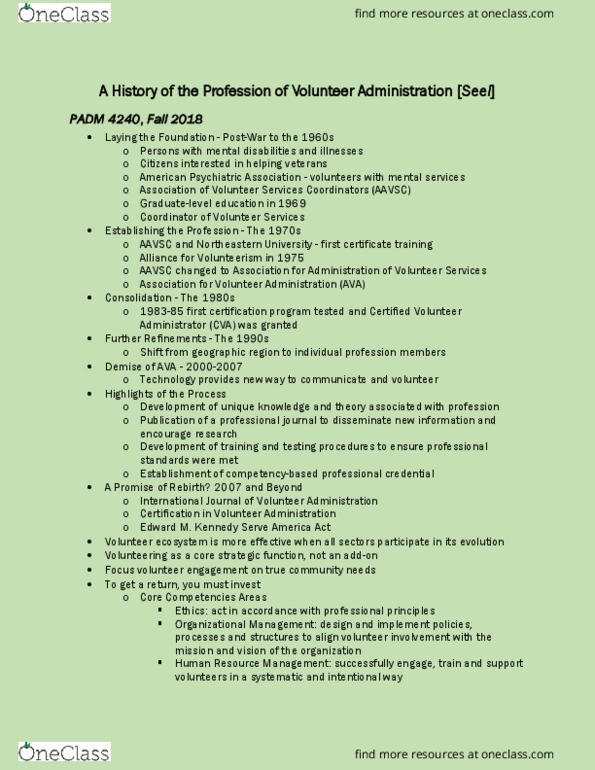 PACS 4240 Chapter Notes - Chapter 2: American Psychiatric Association, North American Free Trade Agreement thumbnail