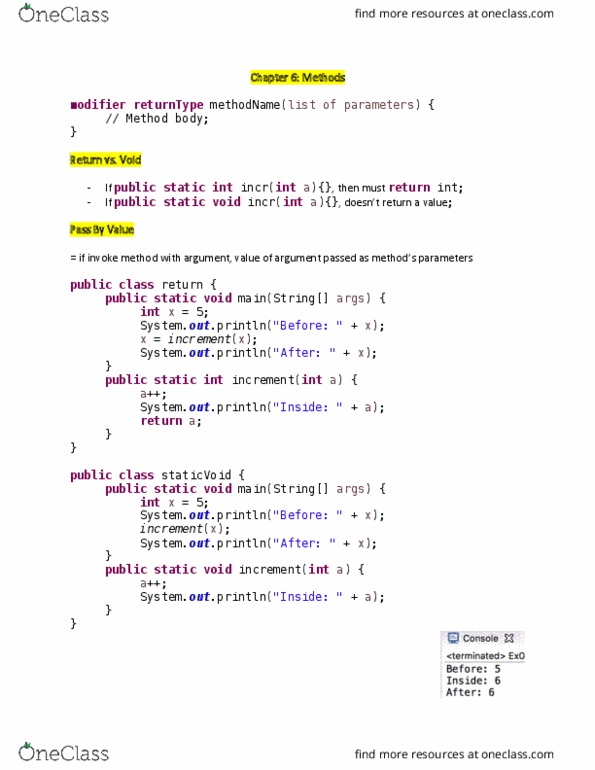 COSC 111 Lecture Notes - Lecture 15: Local Variable, Linear Regression thumbnail