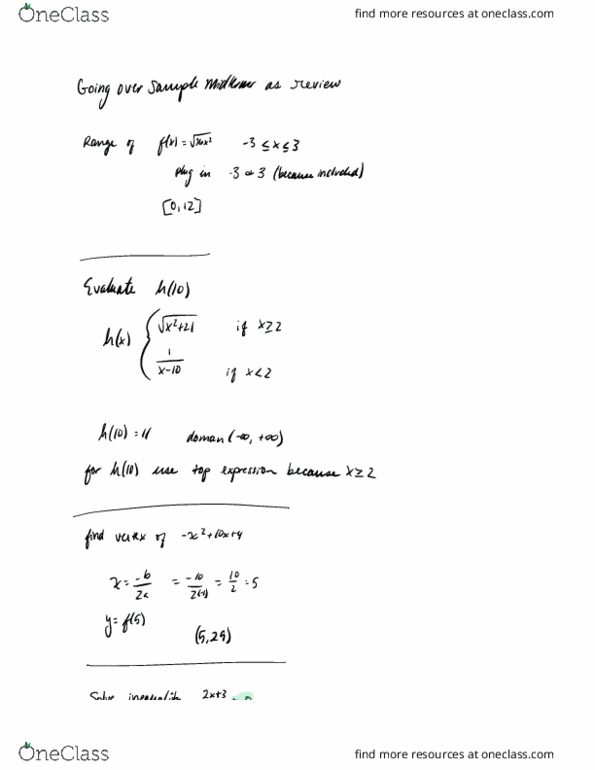 MATH 1150 Lecture Notes - Lecture 45: Graphing Calculator thumbnail