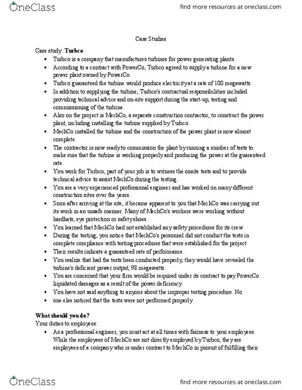 ENGINEER 1P03 Lecture Notes - Lecture 24: Powerco, Liquidated Damages thumbnail