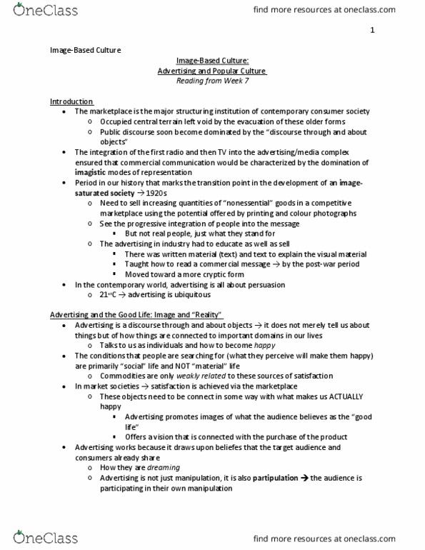 Sociology 2172A/B Chapter -: Week 7 Additional Reading 2 thumbnail