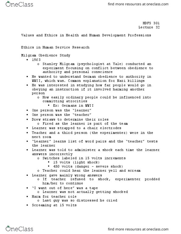 HDFS 301 Lecture Notes - Lecture 32: Apache Hadoop, Informed Consent, Stanford Prison Experiment thumbnail