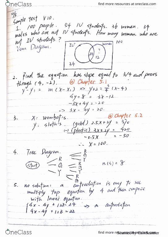 MATH-M 118 Lecture 47: Final Sample Exam V10 (Question1-11) cover image