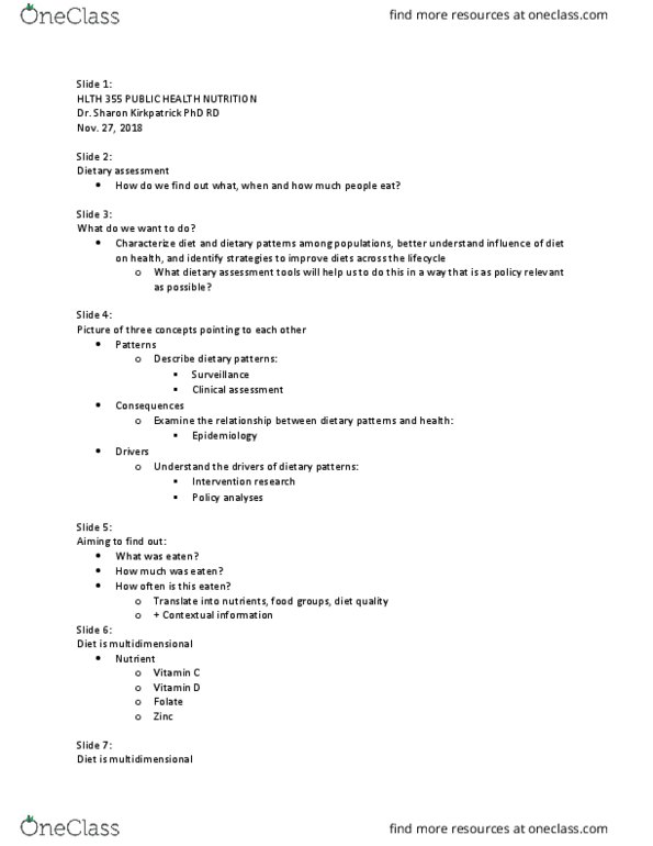 HLTH355 Lecture Notes - Lecture 81: Folic Acid, Garlic, Isoflavones thumbnail