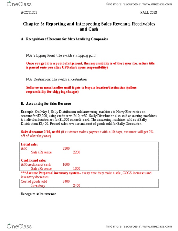 ACCT 1201 Lecture Notes - Bank Reconciliation, Bank Statement, Petty Cash thumbnail