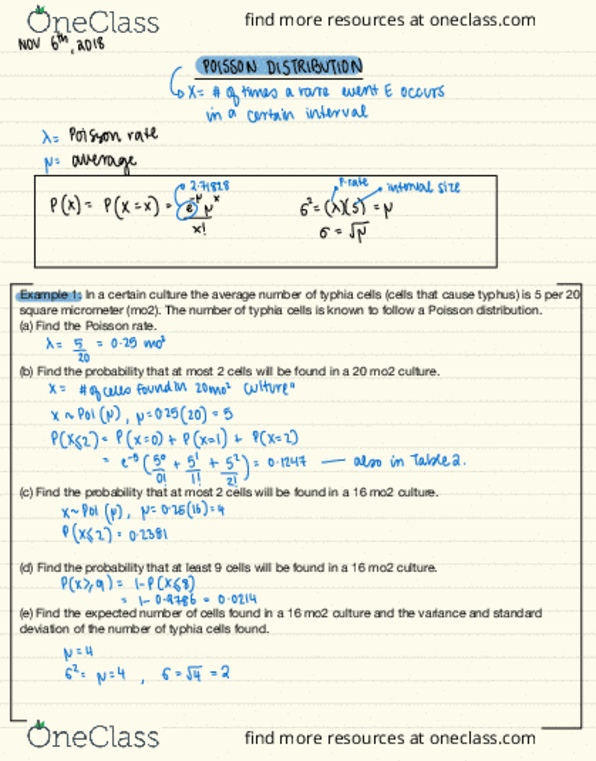 MATH 2233 Lecture Notes - Lecture 17: Standard Deviation thumbnail