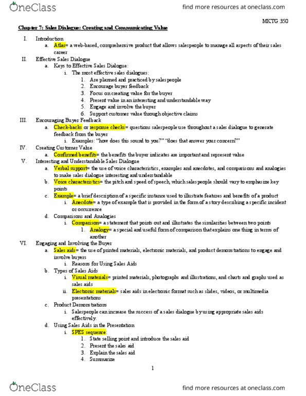 MKTG 350 Chapter Notes - Chapter 7: List Of Fables Characters thumbnail