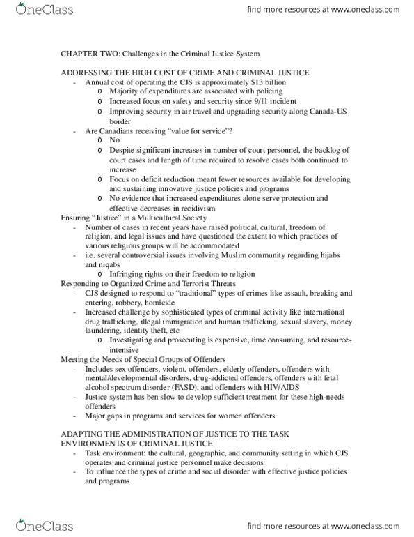 SOC228 Chapter Notes - Chapter 2: Fetal Alcohol Spectrum Disorder, Homicide thumbnail