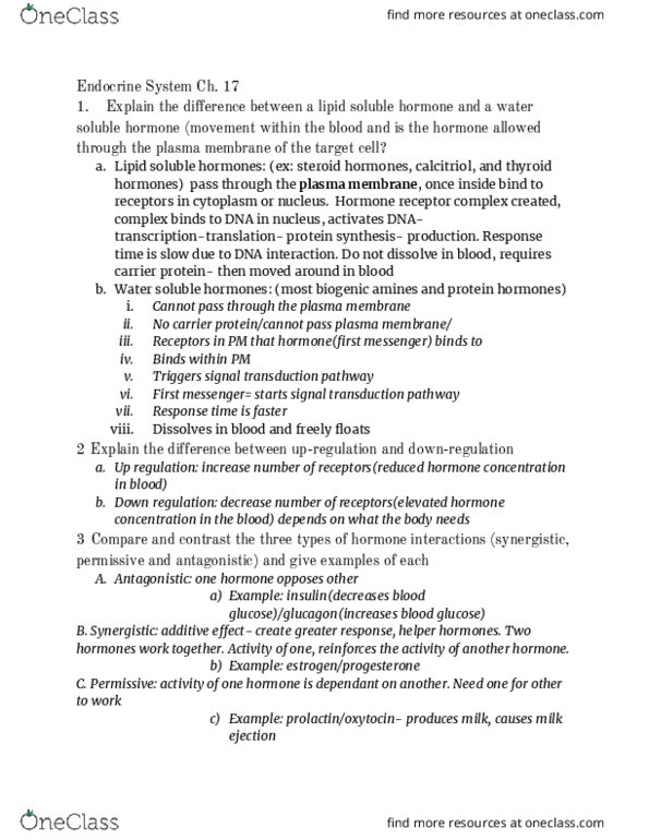 BMS 251 Lecture Notes - Lecture 13: Cell Membrane, Signal Transduction, Membrane Transport Protein thumbnail