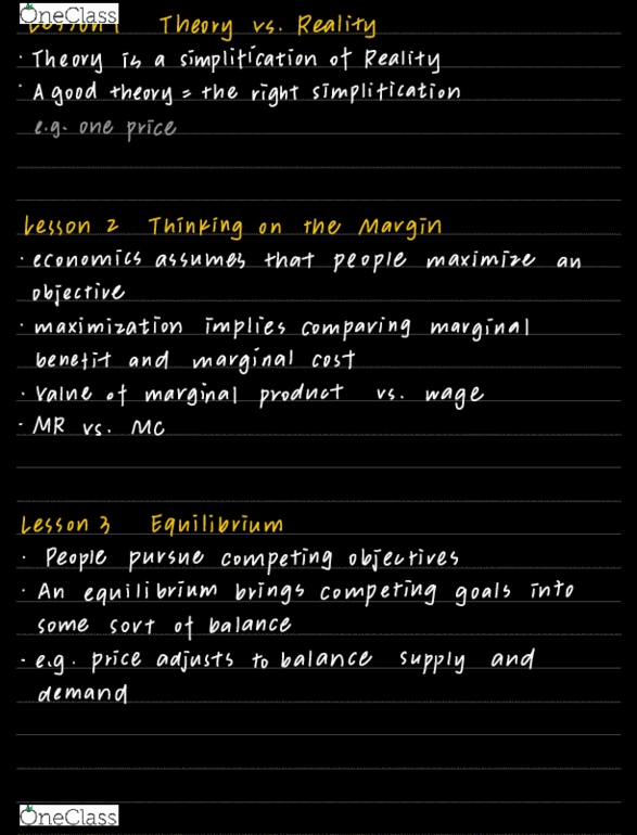ECON 1 Lecture Notes - Lecture 31: Marginal Utility, Marginal Product cover image