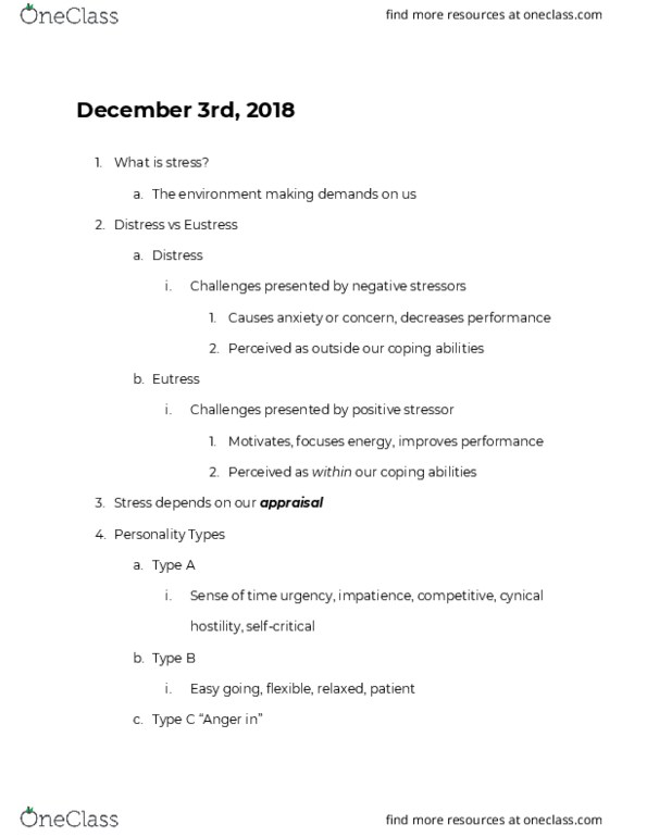 PSYCH 101 Lecture Notes - Lecture 36: Negative Affectivity, Social Desirability Bias thumbnail