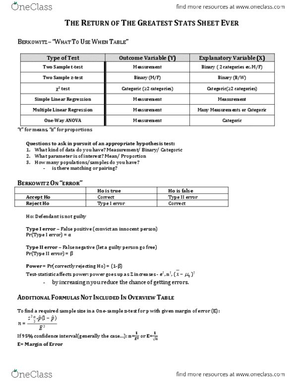 COMM 291 Study Guide - Winter 2013, Midterm - Turnstile, Confidence ...