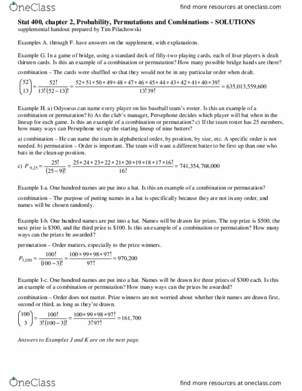 STAT 400 Lecture Notes - Lecture 1: Odysseus, Dissociation Constant thumbnail