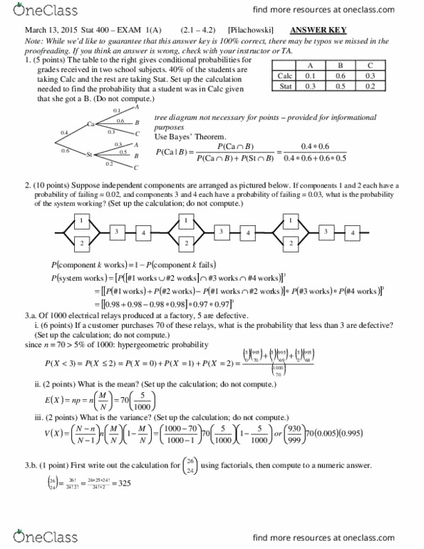 STAT 400 Lecture Notes - Lecture 1: Cumulative Distribution Function, Binomial Distribution, Symmetric Probability Distribution thumbnail