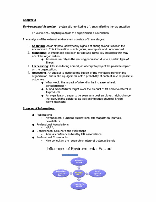HRM 3430 Chapter Notes - Chapter 3: Job Design, Absenteeism, Cloud Computing thumbnail