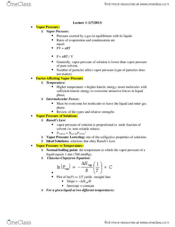 CHEM 1214 Lecture Notes - Osmosis, Molality, Sodium Chloride thumbnail