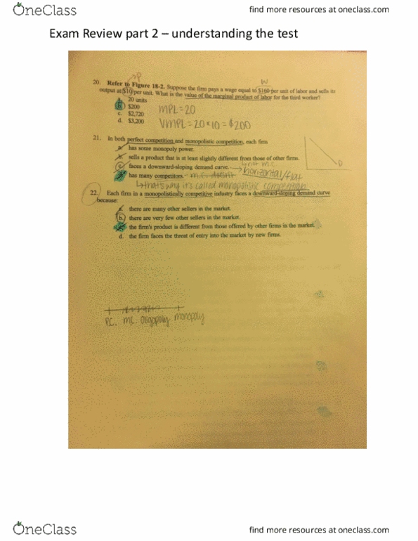 ECON 2010 Lecture 47: Midterm Review part 2 -- Going Over the Test cover image