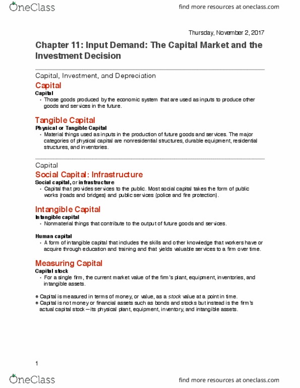 ECON 102 Lecture Notes - Lecture 7: Social Capital, Root Mean Square, Capital Market thumbnail