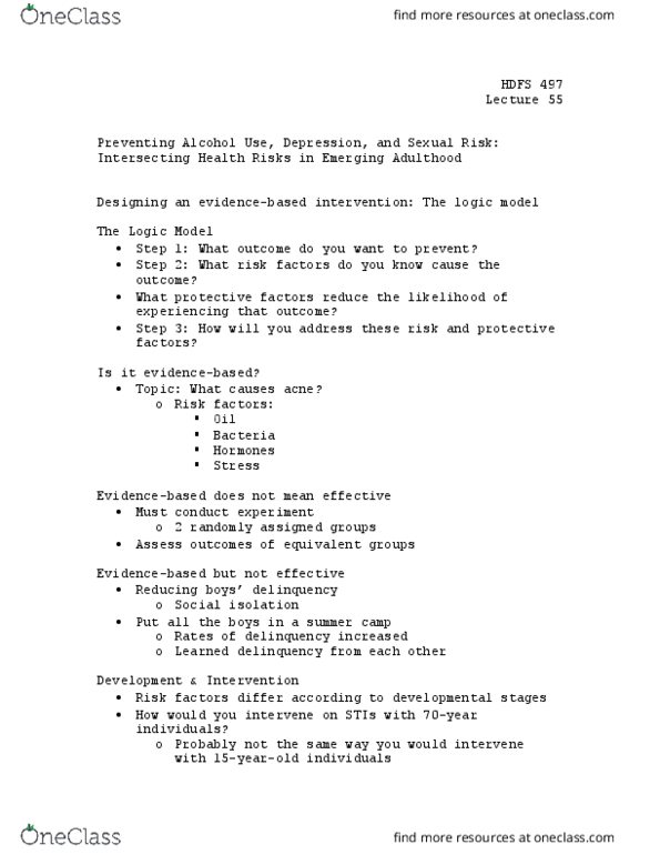 HDFS 129 Lecture Notes - Lecture 55: Logic Model, Apache Hadoop, Acne Vulgaris thumbnail