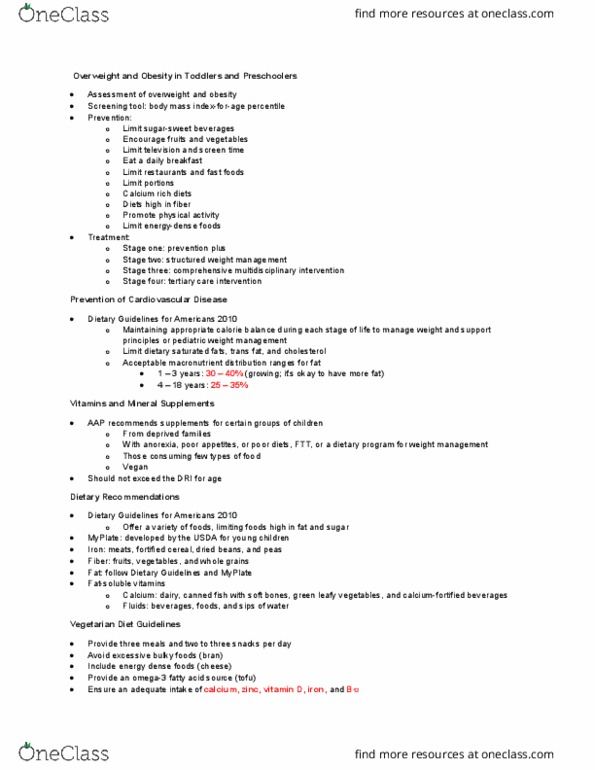 NTDT305 Lecture Notes - Lecture 10: Trans Fat, Myplate, Dietary Reference Intake thumbnail