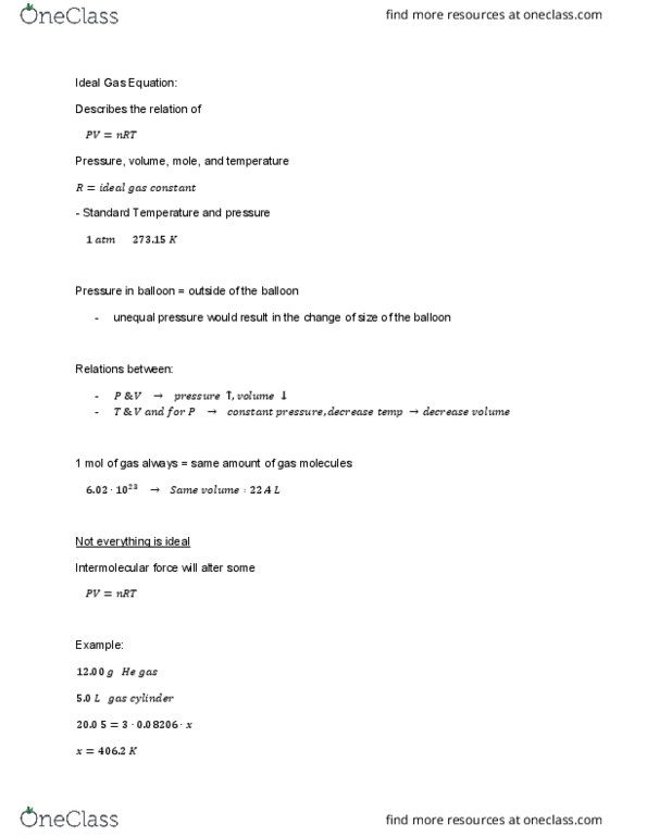 CHEM 1210 Lecture 38: Note Nov 16, 2018 chem 1210 lecture 38 cover image