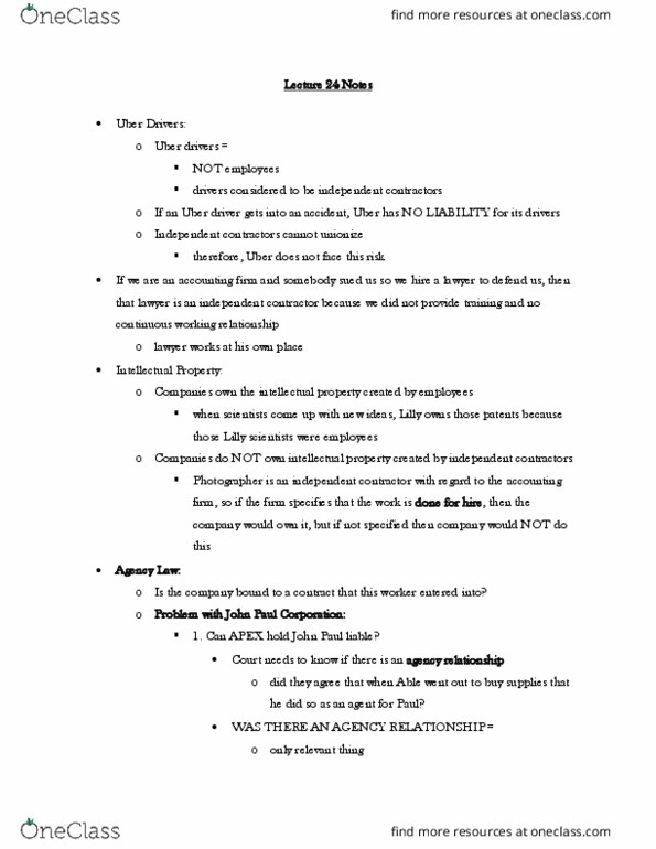 BALW20150 Lecture 24: Lecture 24 Notes Part 2 thumbnail