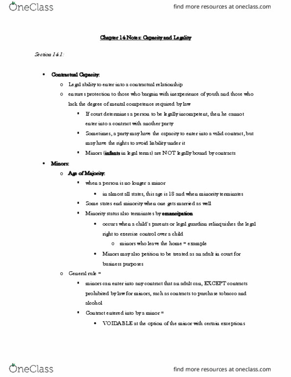 BALW20150 Chapter 14: Chapter 14 Notes Part 1 thumbnail