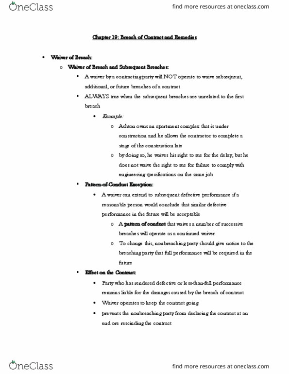 BALW20150 Chapter 19: Chapter 19 Notes Part 9 thumbnail