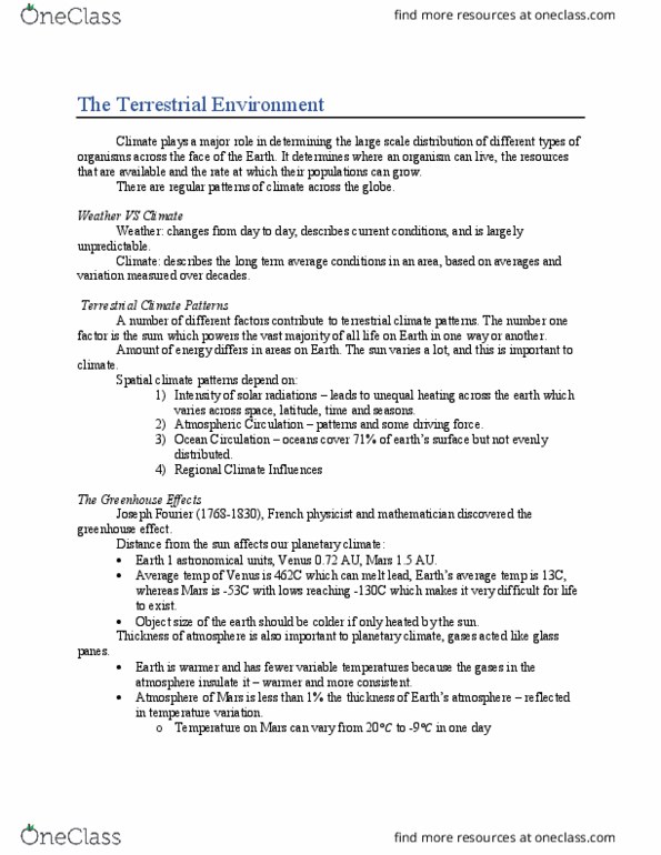 EEB 2244 Lecture 2: The Terrestrial Environment thumbnail