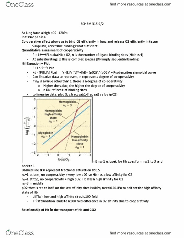 BCHM 310 Lecture 25: BCHEM 315 9:2 thumbnail