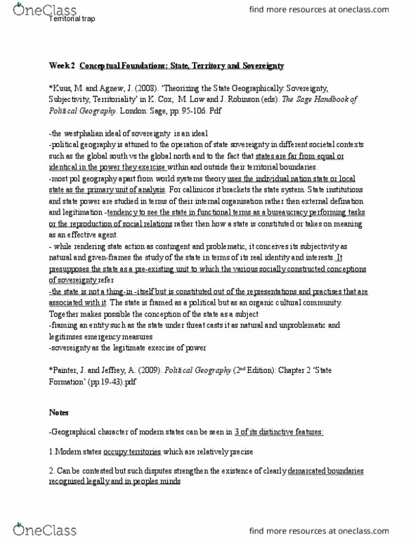 INGS1001 Lecture Notes - Lecture 7: Sage Gateshead, Biopolitics, Socalled thumbnail