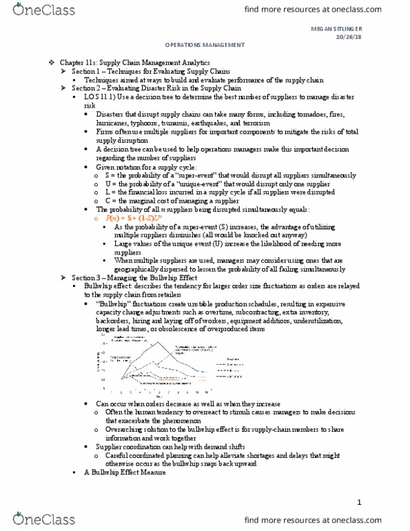 BUSQOM 1070 Chapter Notes - Chapter 11s: Marginal Cost, Carrying Cost thumbnail
