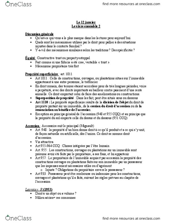 LAWG 220D1 Lecture Notes - Lecture 18: Le Droit, Arien, State Agency For National Security thumbnail
