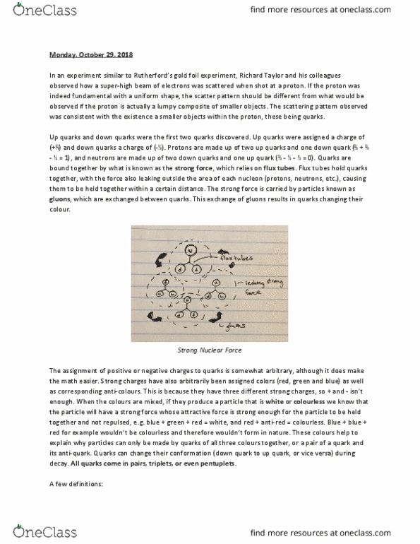 PHYS114 Lecture Notes - Lecture 18: Strong Interaction, Chemical Polarity, Cosmic Ray thumbnail