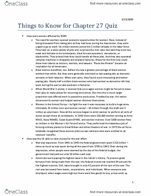 HI410 Lecture 14: Chapter-27-Study-Guide thumbnail