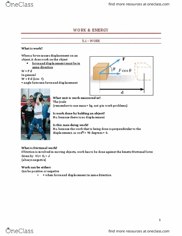 PH212 Lecture Notes - Lecture 5: Friction, Bowling Ball, Bungee Cord thumbnail